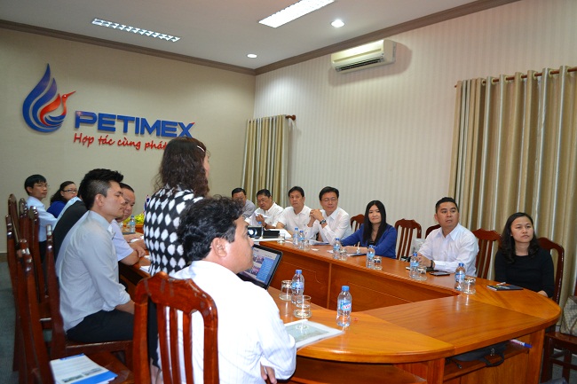 Công ty bangchak petroleum public company limited (thái lan) đến thăm và làm việc với petimex (20/06/2015)