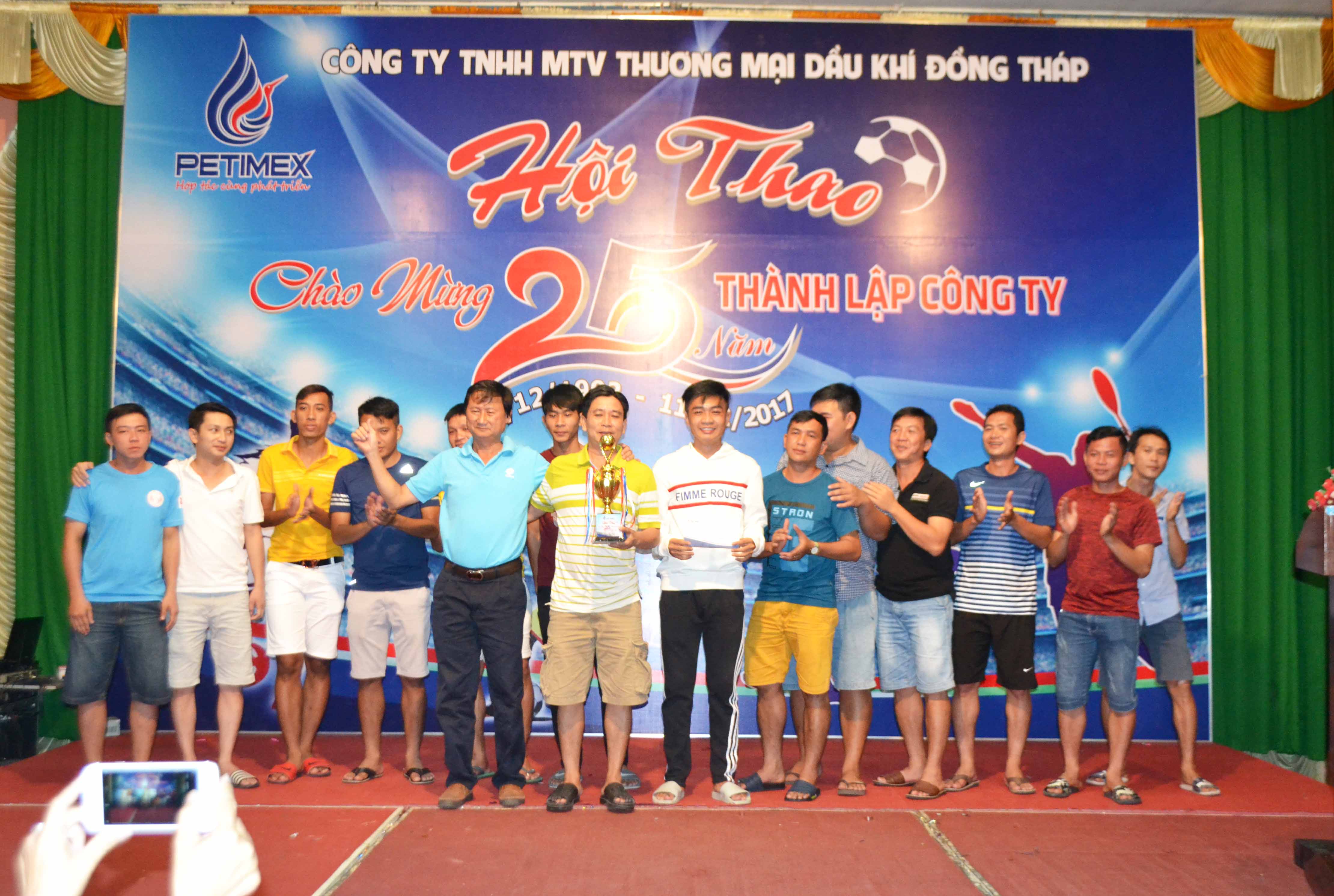 Hội thao chào mừng kỷ niệm 25 năm ngày thành lập công ty petimex (10/12/2017)