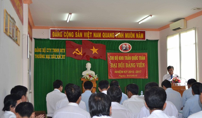 Đại hội đảng viên chi bộ kho trần quốc toản
nhiệm kỳ 2015 - 2017
 (10/03/2015)