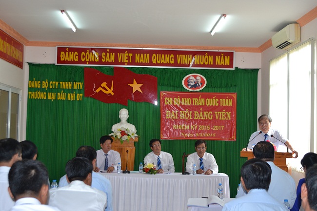 Đại hội đảng viên chi bộ kho trần quốc toản
nhiệm kỳ 2015 - 2017
 (10/03/2015)