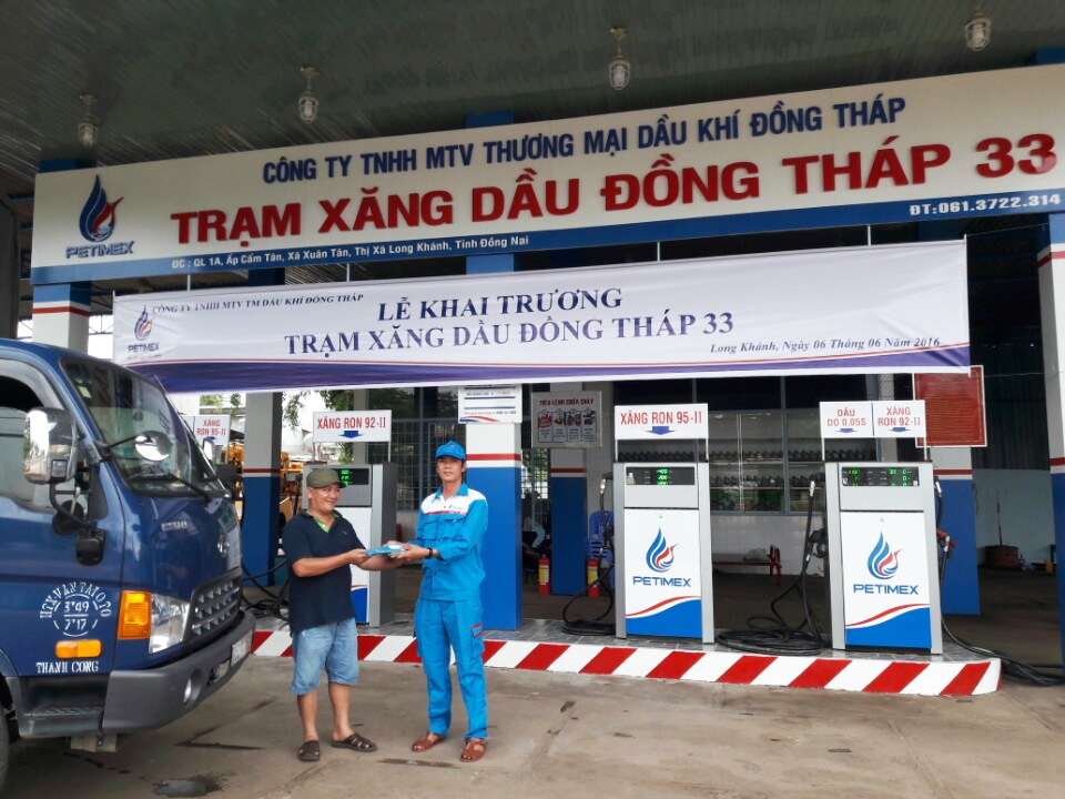 Petimex khai trương trạm cpxd đồng nai và trạm xăng dầu đồng tháp 33 (07/06/2016)