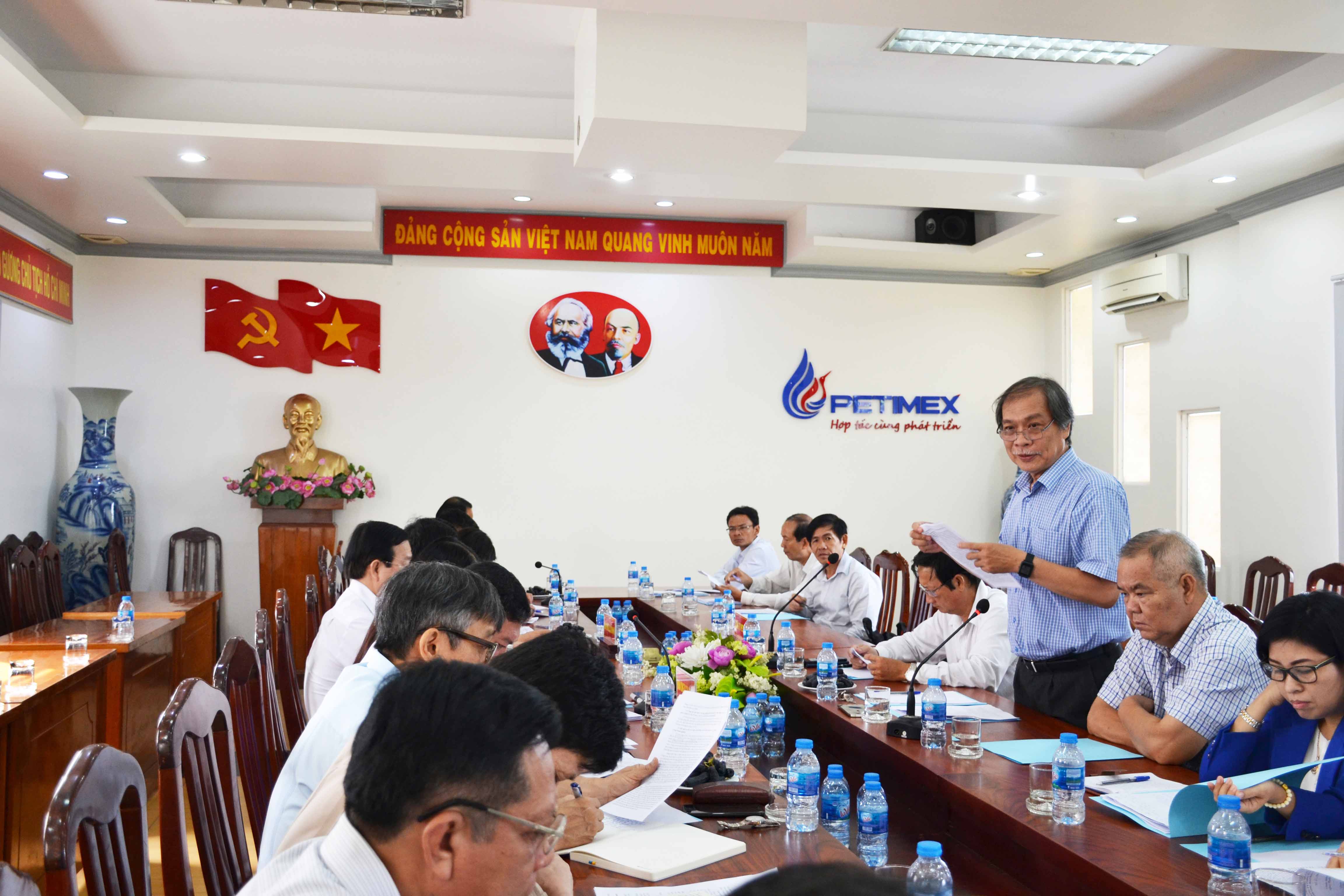 Đoàn công tác liên ngành của bộ nội vụ đến thăm và làm việc với công ty cp thương mại dầu khí đồng tháp. (18/04/2019)