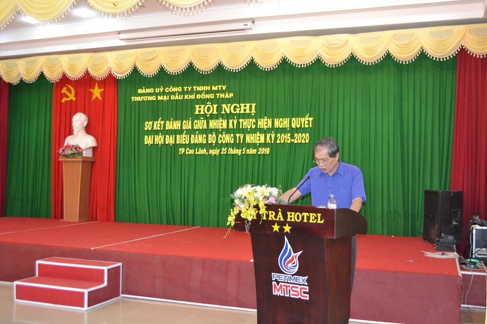 Đảng ủy petimex tổ chức sơ kết, đánh giá kết quả thực hiện nghị quyết đại hội đại biểu công ty nhiệm kỳ 2015 - 2020. (25/05/2018)